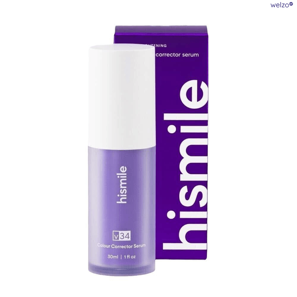Hismile v34 Colour Corrector, Purple Teeth Whitening, Tooth Stain Removal, Teeth Whitening Booster