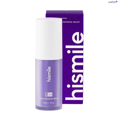 Hismile v34 Colour Corrector, Purple Teeth Whitening, Tooth Stain Removal, Teeth Whitening Booster